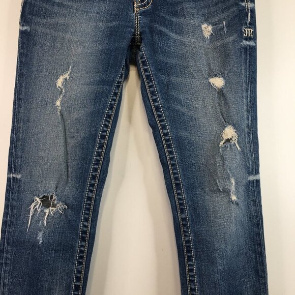 Miss Me The M Series Distressed Skinny Jeans Size 27 - Picture 3 of 13